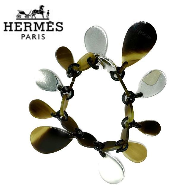 送料&加工料込 HERMES エルメス バッファローホーン ティアドロップ