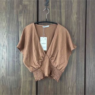 ザラ(ZARA)のZARA  ショートトップス(シャツ/ブラウス(半袖/袖なし))