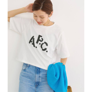 A.P.C.for IENA今期　別注ビッグロゴTシャツ　ブラック美品