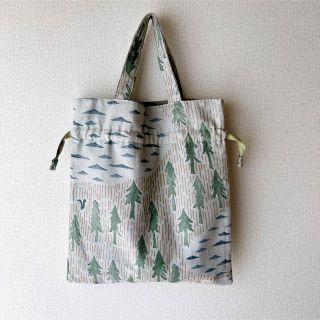 mina perhonen - ミナペルホネン お着替え袋 エコバッグ A4サイズ