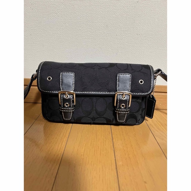 COACH ショルダーバッグ シグネチャーブラック