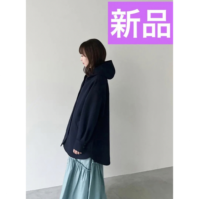 ルーニィ23年新品☆洗える!朝比奈彩ダンボールニットフードアウター