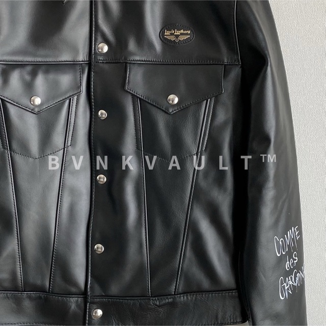 Lewis Leathers(ルイスレザー)の定価 コムデギャルソン 青山限定 ルイスレザー ウエスタンジャケット 40 メンズのジャケット/アウター(レザージャケット)の商品写真