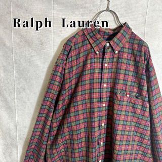 ラルフローレン(Ralph Lauren)のラルフローレン　チェック柄　胸ポケット　長袖シャツ(シャツ)