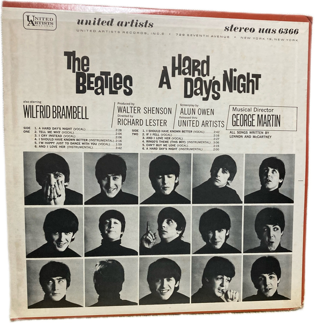 THE BEATLES(ビートルズ)のA Hard Day’s Naight ビートルズ　レコード　US版 エンタメ/ホビーのエンタメ その他(その他)の商品写真