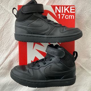 ナイキ(NIKE)のNIKE☆スニーカー 17cm COURT BOROUGH MID PSV(スニーカー)