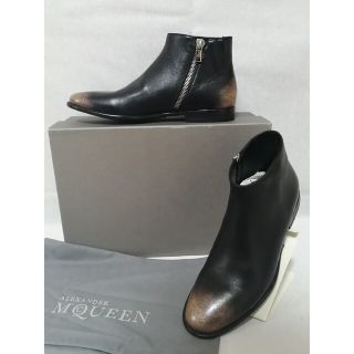 新品・メンズ☆【Alexander McQeen】ブーツ 41 サイドジップ