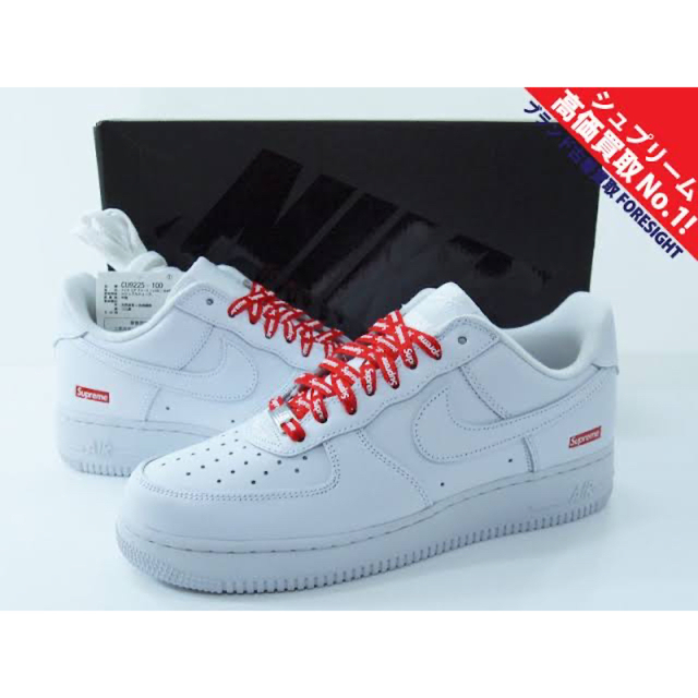 Supreme Nike Air Force 1 Low White  27.0