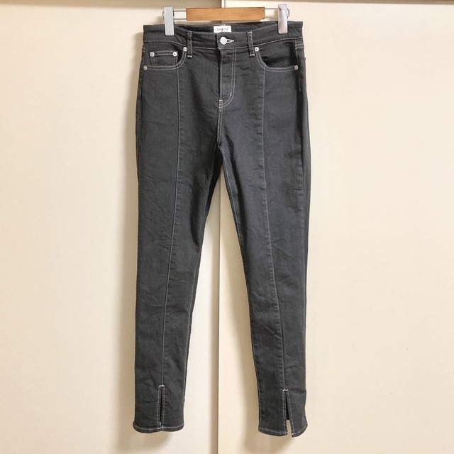 シャイニングゴールデン Ungrid☆スリットストレッチデニムパンツ