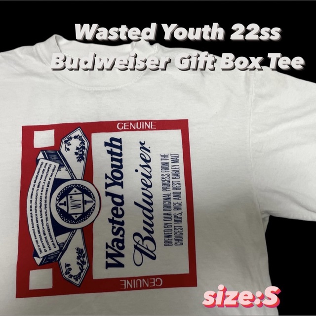 WastedYouth Budweiser S ウェステッドユース VERDY  メンズのトップス(Tシャツ/カットソー(半袖/袖なし))の商品写真