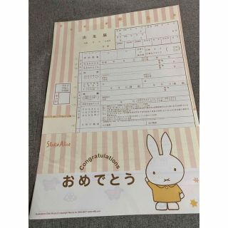 ミッフィー(miffy)の【令和版】ミッフィー　出生届(その他)