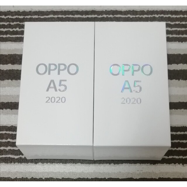 OPPO A5 2020 UQモバイル版 未開封 2色セット ファッションデザイナー ...