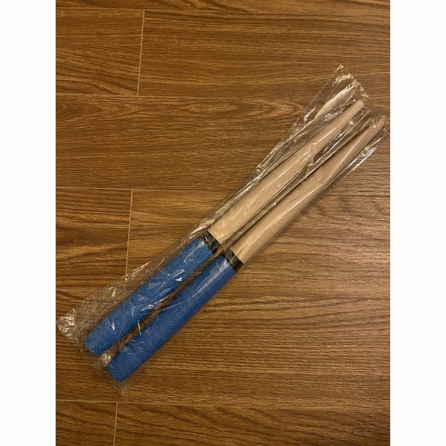 【匿名配送】子供用　太鼓の達人　マイバチ青　ブルー 楽器の打楽器(その他)の商品写真
