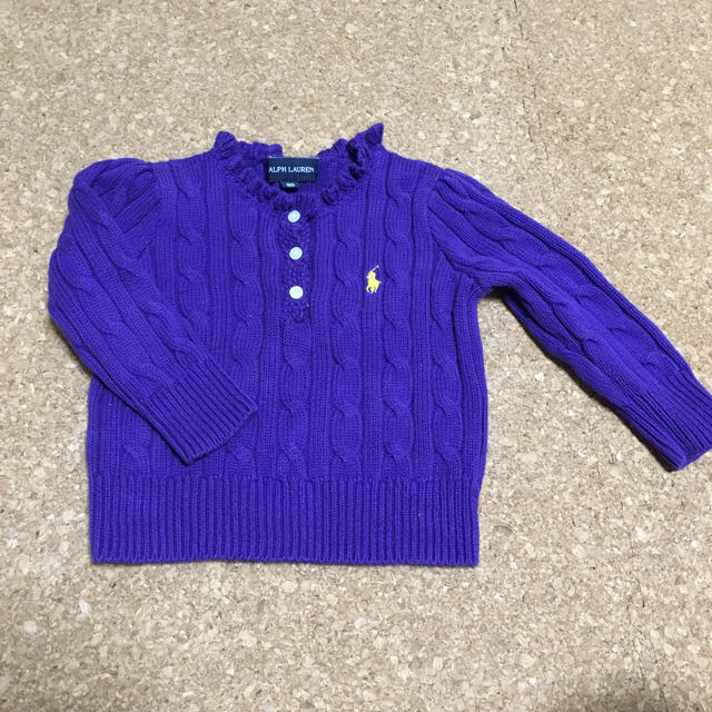 Ralph Lauren(ラルフローレン)のラルフローレン キッズ ニット 80サイズ キッズ/ベビー/マタニティのベビー服(~85cm)(ニット/セーター)の商品写真