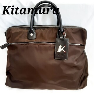 キタムラ／Kitamura バッグ トートバッグ 鞄 ハンドバッグ メンズ 男性 男性用レザー 革 本革 ダークブラウン 茶 ブラウン  ヘルメットバッグ 2WAY ショルダーバッグ
