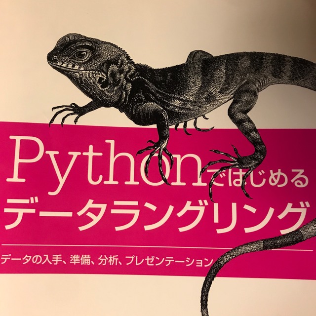 裁断本、Ｐｙｔｈｏｎではじめるデータラングリング データの入手、準備、分析、 エンタメ/ホビーの本(コンピュータ/IT)の商品写真