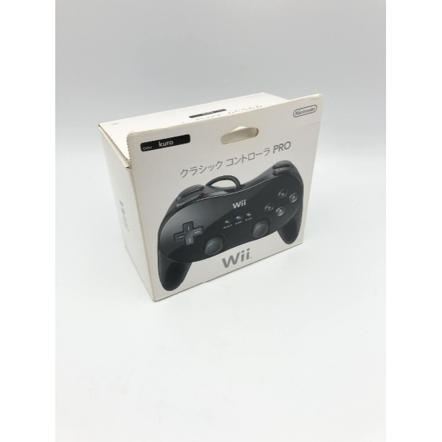 AuieF(アウィーエフ)の中古 Wii クラシックコントローラ PRO クロ エンタメ/ホビーのゲームソフト/ゲーム機本体(その他)の商品写真