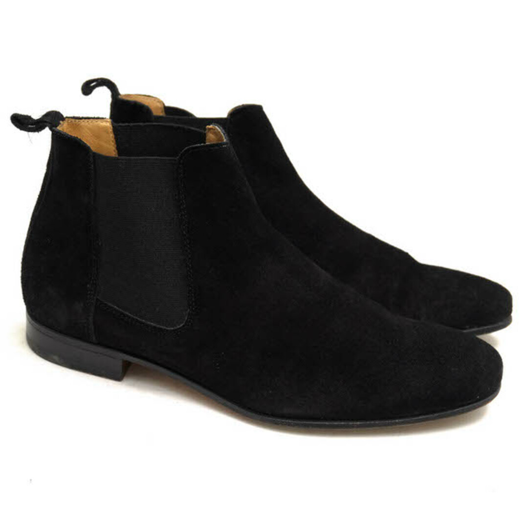 フェランテ／FERRANTE サイドゴアブーツ シューズ 靴 メンズ 男性 男性用スエード スウェード レザー 革 本革 ブラック 黒  レザーソール メンズの靴/シューズ(ブーツ)の商品写真