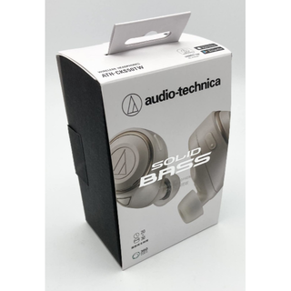 オーディオテクニカ(audio-technica)の中古 オーディオテクニカ 完全ワイヤレスイヤホン ベージュ ATH-CKS50T(ヘッドフォン/イヤフォン)