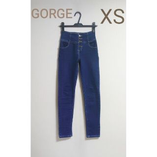 ゴージ(GORGE)のGORGE　ハイウエスト4つボタンスキニーパンツ(スキニーパンツ)