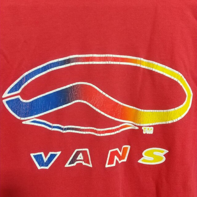 【90s古着】旧ロゴ VANS バンズ Tシャツ 希少品