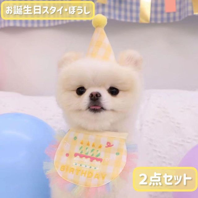 バースデー スタイ 誕生日 可愛い ハッピー ペット用品 ワンちゃん 猫