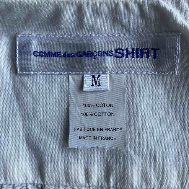 COMME des GARCONS(コムデギャルソン)のCOMME des GARCONS SHIRTレディース 半袖シャツ フランス製 レディースのトップス(シャツ/ブラウス(半袖/袖なし))の商品写真