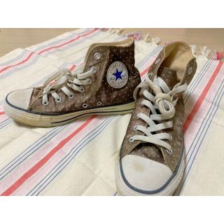 コンバース(CONVERSE)のコンバース❀オールスター ハイカット ラスタードット 1B782 24.5cm(スニーカー)