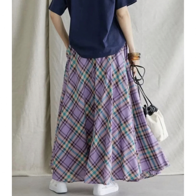 専用ページですAMERICAN HOLICボリュームチェックフレアスカート レディースのスカート(ロングスカート)の商品写真