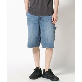 ゲス(GUESS)の【インディゴブルー(MBL)】GUESS デニムパンツ ジーンズ (M)Denim Cargo Shorts(その他)