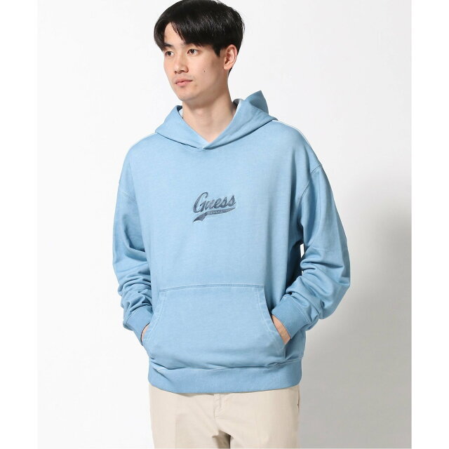 【スカイブルー(F9UO)】(M)GUESS Originals Icon Hoodie