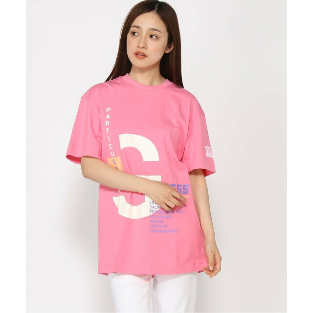 GUESS(ゲス)の【ピンク(G63H)】【S】GUESS Tシャツ (W)Elisa Tee レディースのトップス(カットソー(長袖/七分))の商品写真