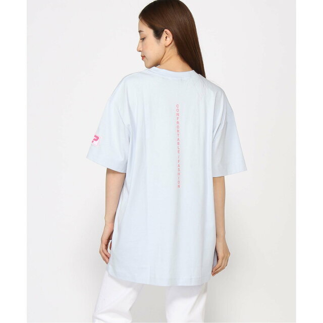 GUESS(ゲス)の【ライトブルー(A702)】(W)Elisa Tee レディースのトップス(カットソー(長袖/七分))の商品写真