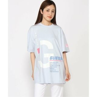 ゲス(GUESS)の【ライトブルー(A702)】(W)Elisa Tee(カットソー(長袖/七分))