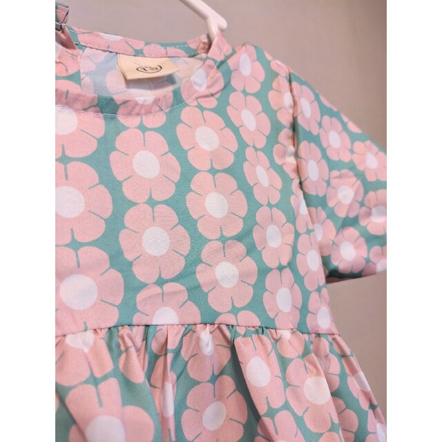 ワンピース(ピンク)　5月12日まで発送不可 キッズ/ベビー/マタニティのキッズ服女の子用(90cm~)(ワンピース)の商品写真