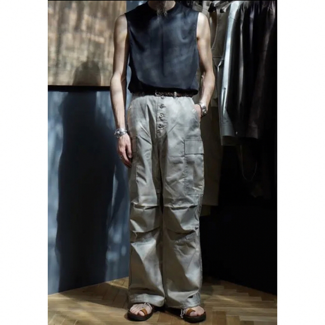 sugarhill 22ss HERRINGBONEARMYCARGOPANTS メンズのパンツ(ワークパンツ/カーゴパンツ)の商品写真