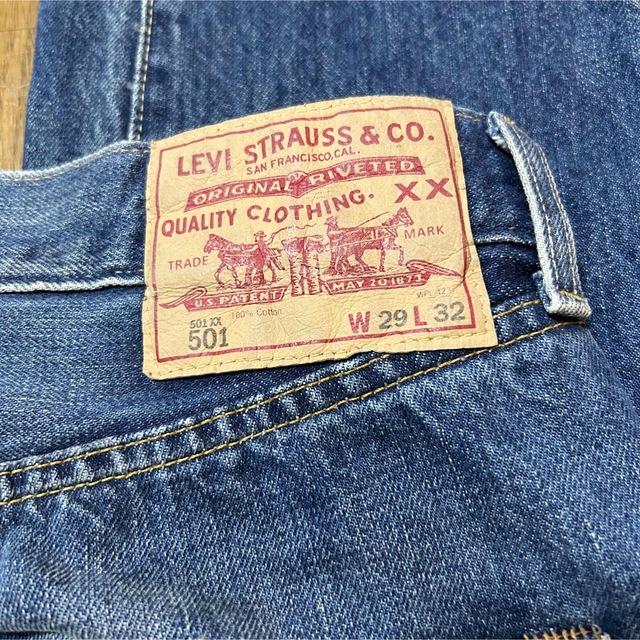 Levi's - 太耳カスタムW73-股下73cm！LVC リーバイス501XX古着ジーンズ ...