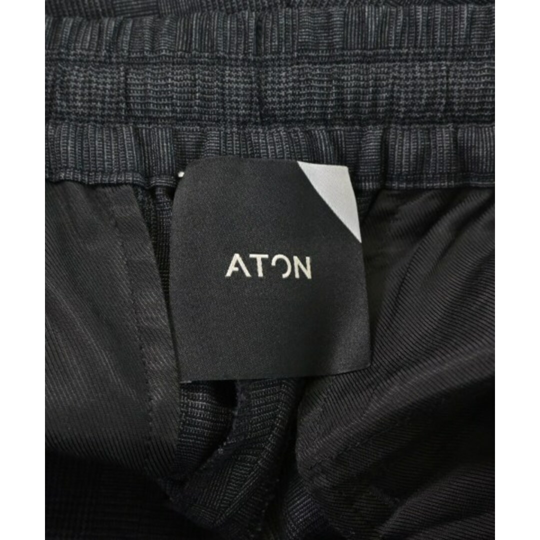 ATON(エイトン)のATON エイトン パンツ（その他） 02(M位) チャコールグレー(チェック) 【古着】【中古】 メンズのパンツ(その他)の商品写真