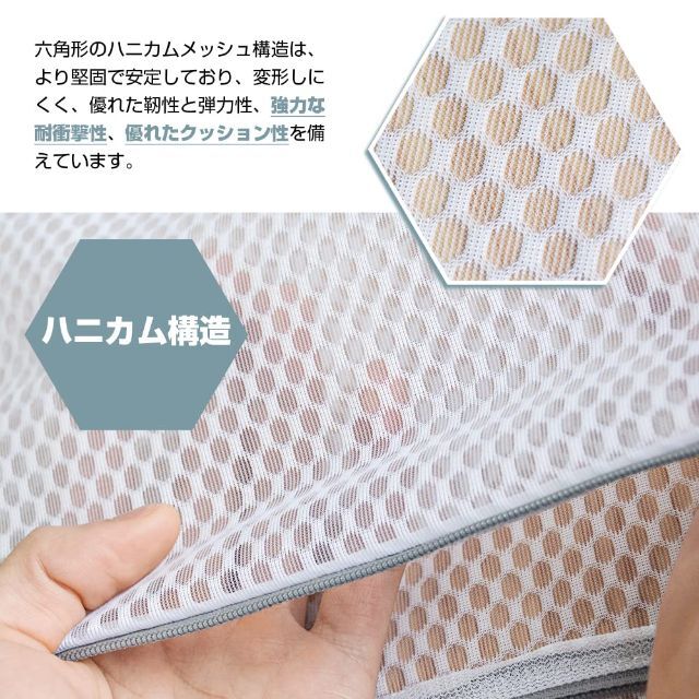 洗濯ネット ランドリーネット 角型 6枚セット 中40×の通販 by ASS13_cold 洗濯ネット AL角型ガードネット ( ランドリーネット 洗濯用品 洗濯 ネット 角型 50cm 40cm 衣類 シャツ セーター トレーナー ランドリー用品 ランドリーグッズ グッドデザイン賞 )
