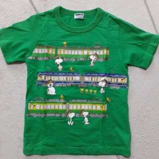 ファミリア(familiar)のファミリア　ピーナッツ　江ノ電　Tシャツ　120㎝(Tシャツ/カットソー)