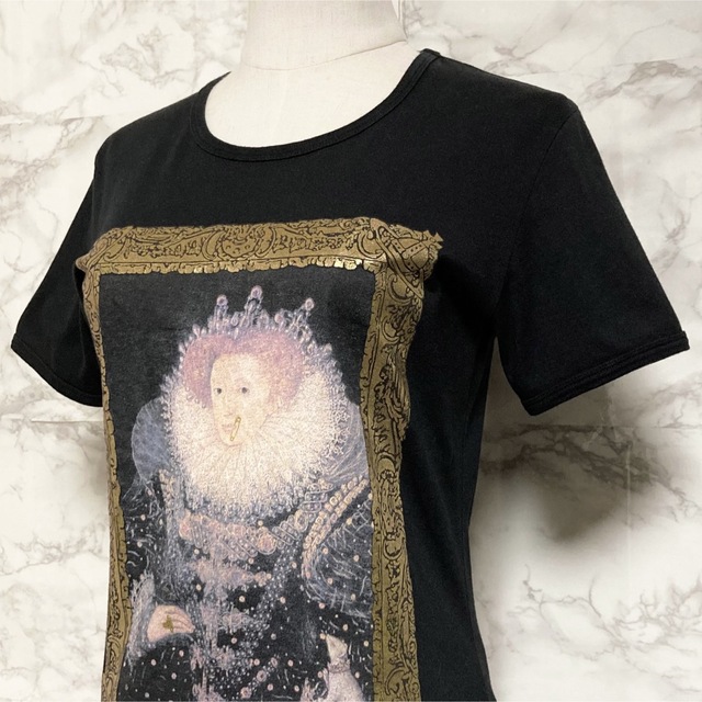 【美品】Vivienne Westwood 額縁エリザベス女王プリントTシャツ