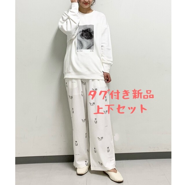 新品ジェラートピケKotoka Izumi cat柄Tシャツ\u0026ショートパンツ