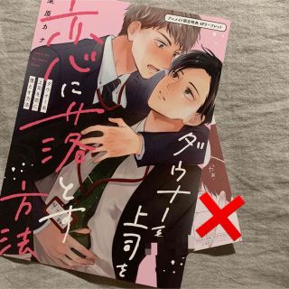 ダウナー系上司を恋に落とす方法　アニメイト限定特典　リーフレットのみ(ボーイズラブ(BL))