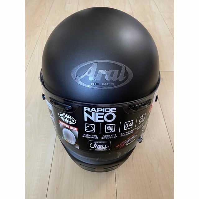 新品未使用 ARAI RAPIDE NEO フラットブラック Mサイズ