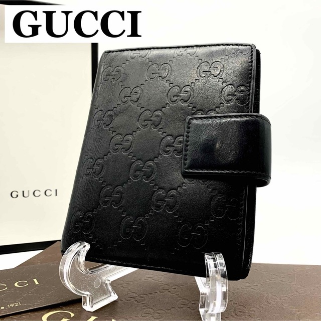 GUCCIレザー手帳カバー