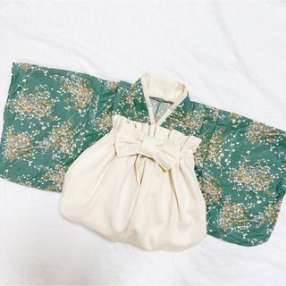 No.HABハンドメイドベビー袴セット百日祝い袴ロンパースBabyHakama