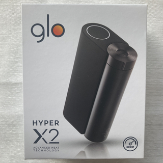グロー(glo)のglo HYPER X2 スターターキット メタルブラック 新品 未開封品(タバコグッズ)