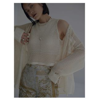 アメリヴィンテージ(Ameri VINTAGE)のCROCHET INNER SET SHIRT(セット/コーデ)