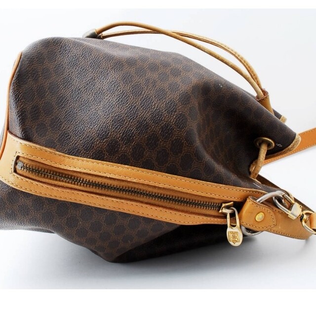 celine CELINEヴィンテージセリーヌマカダムPVCレザー2WAYの通販 by