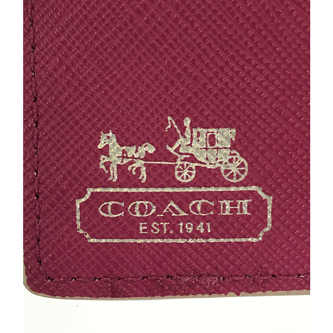 COACH(コーチ)のコーチ 二つ折り財布 リボンモチーフ ハート ドット柄 レディース レディースのファッション小物(財布)の商品写真